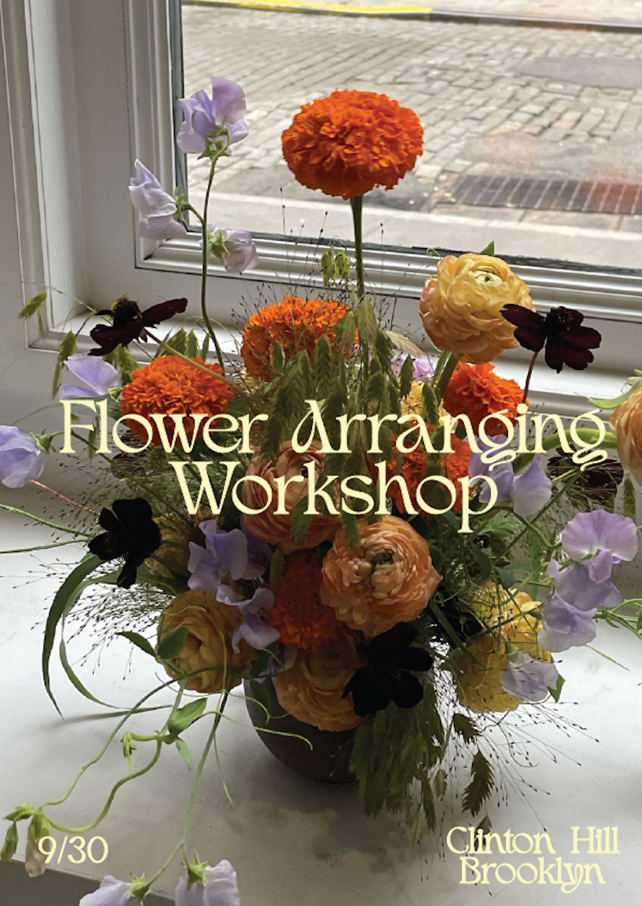 Flower Arranging Workshop 9/30